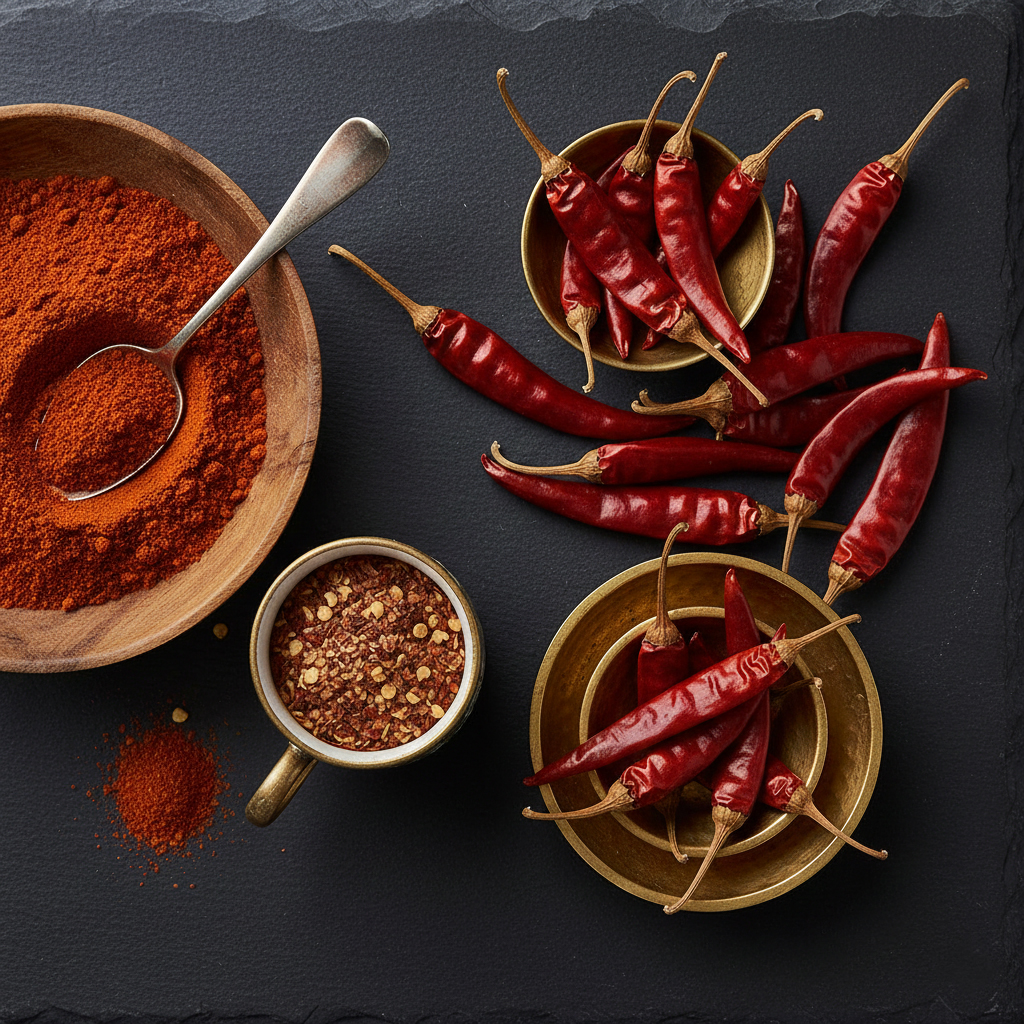 Premium Guntur Dry Red Chilli Varieties - Bulk Export India